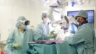 Vision Pro-assisted surgery