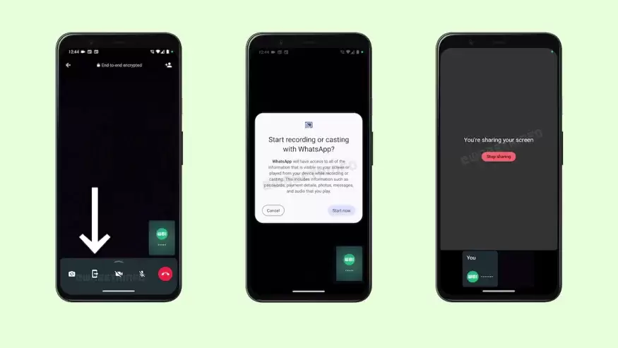 WhatsApp test brings screen sharing to Android phones