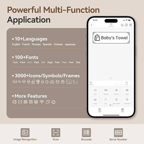 NIIMBOT D110 Bluetooth Label Machine | Techsupport